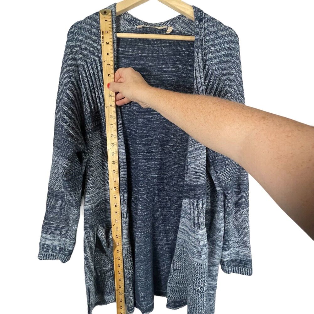 Soft Surroundings Womens Blue Patchwork Open Fron… - image 7